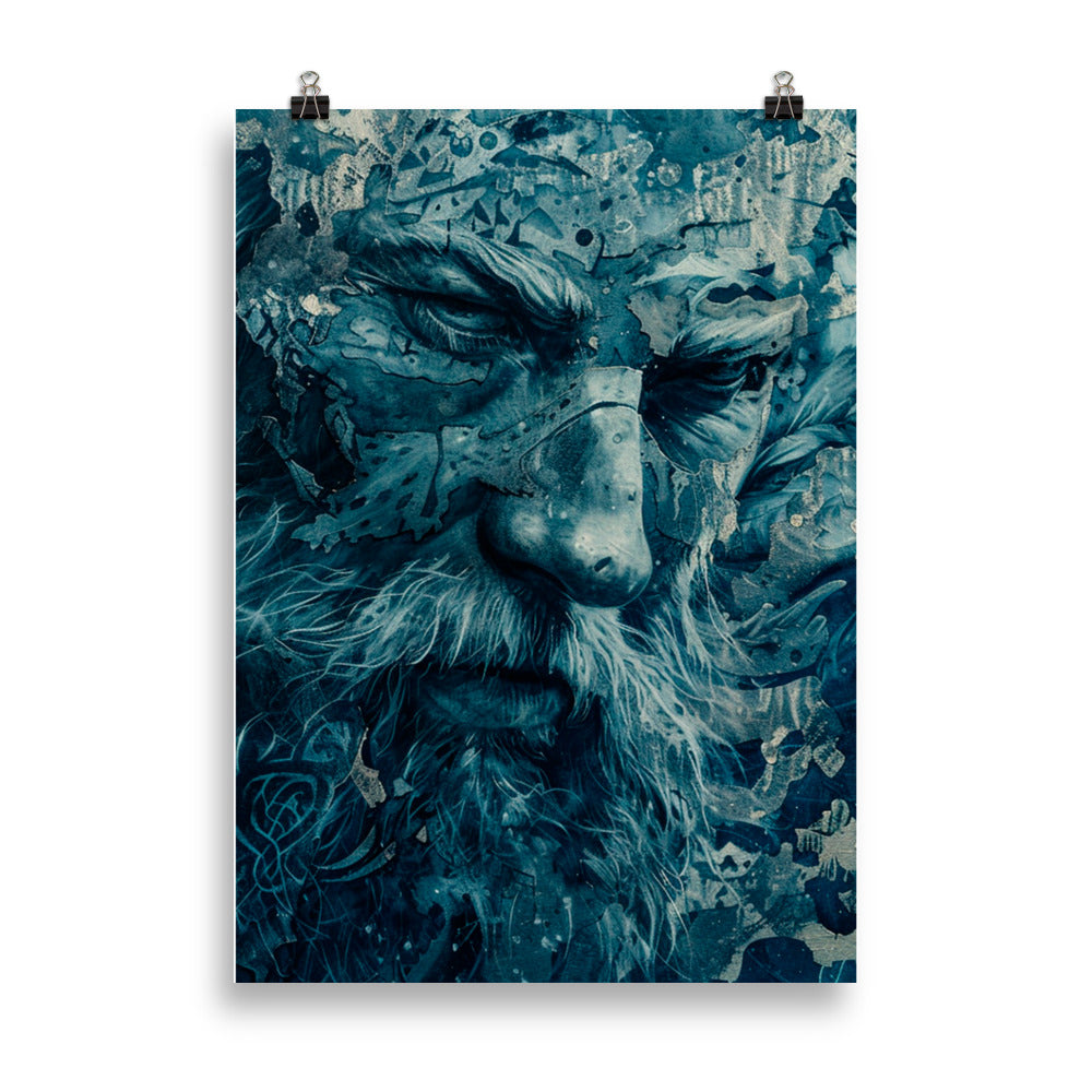 Jotun Ice Giant Viking Poster - DarkSongWear