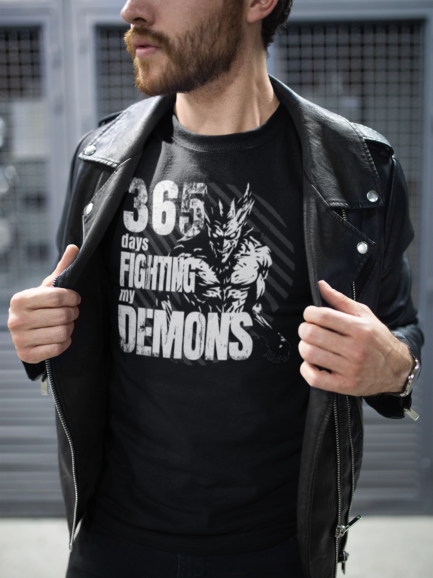 365 days fighting my Demons Short-Sleeve Unisex T-Shirt - DarkSongWear