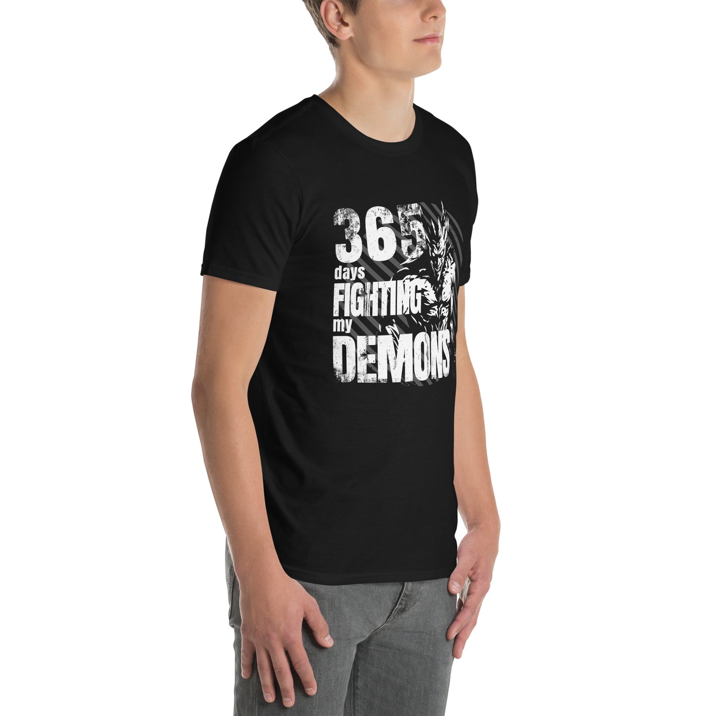 365 days fighting my Demons Short-Sleeve Unisex T-Shirt - DarkSongWear