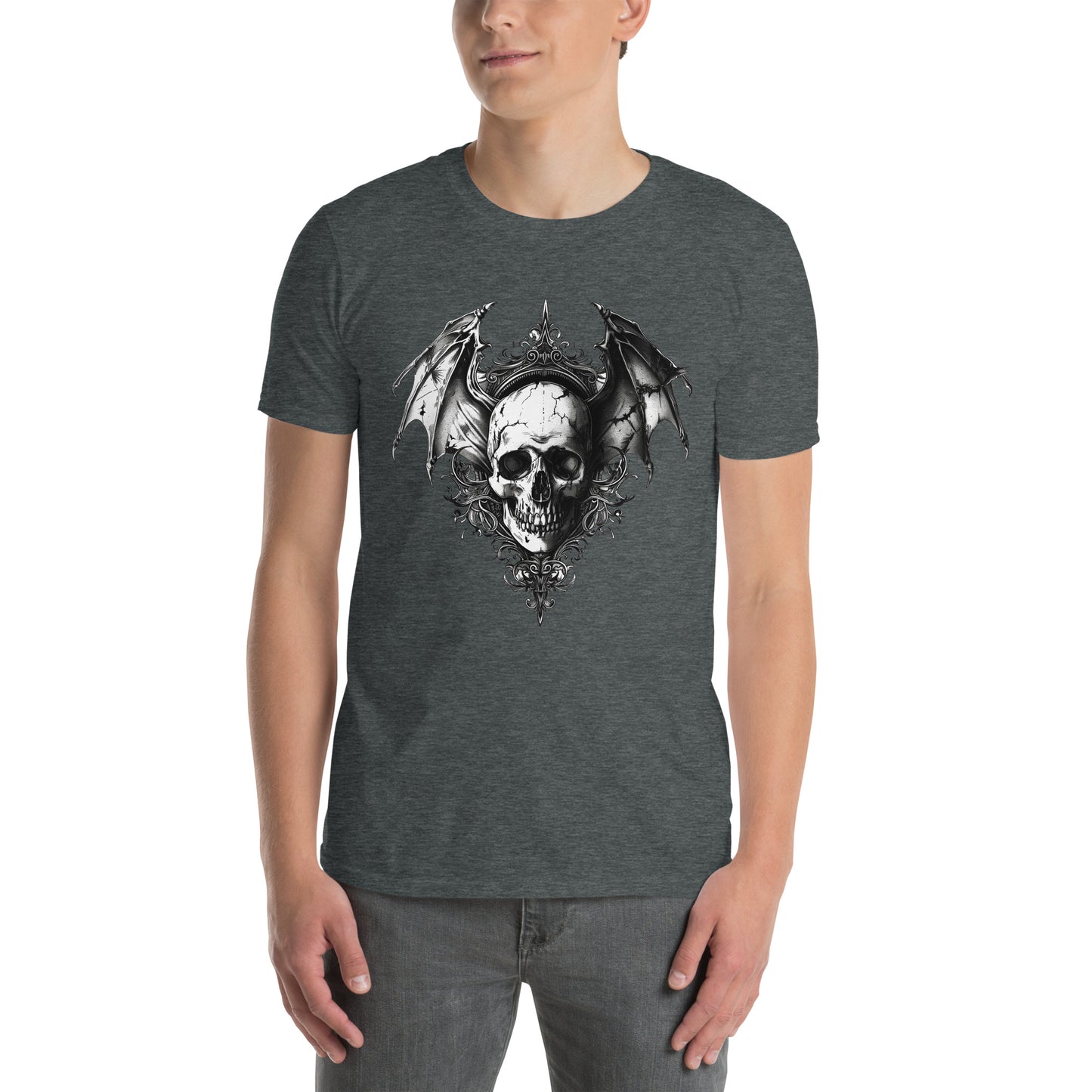 Gothic Bat Winged Skull - DarkSongWear