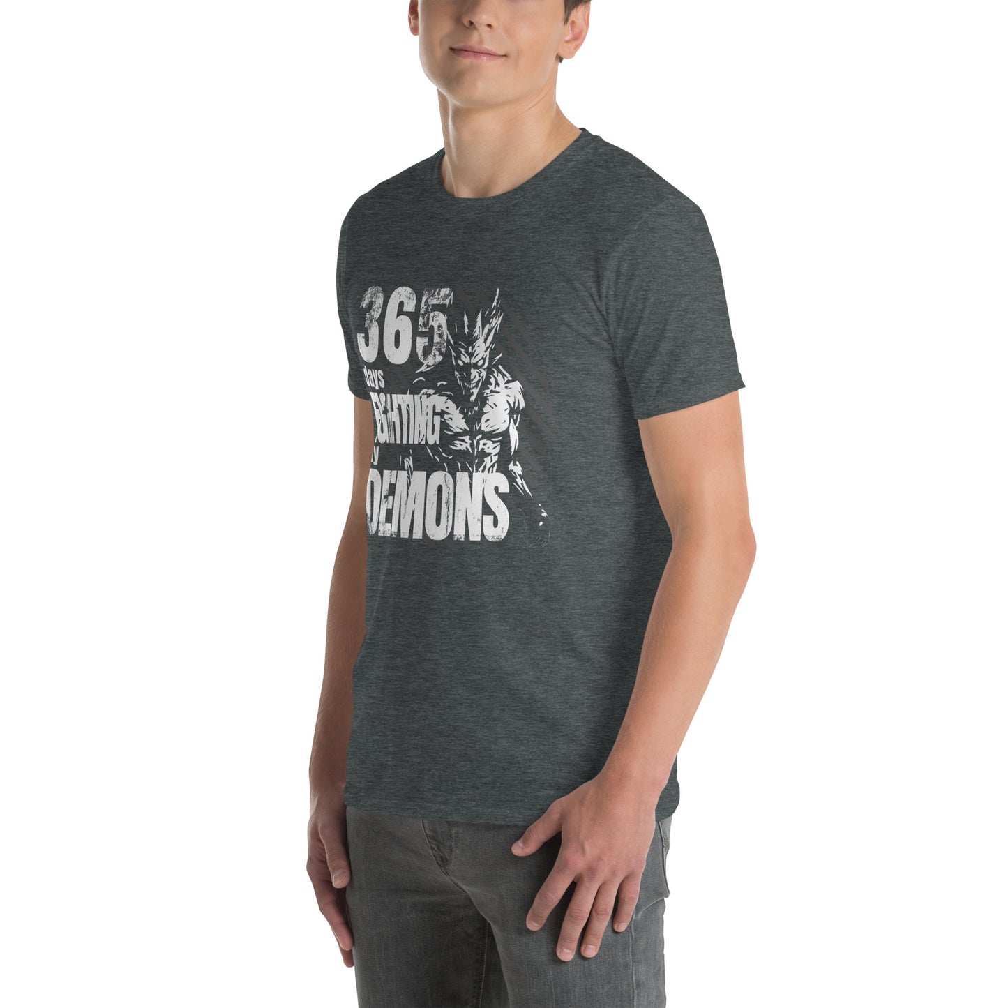 365 days fighting my Demons Short-Sleeve Unisex T-Shirt - DarkSongWear
