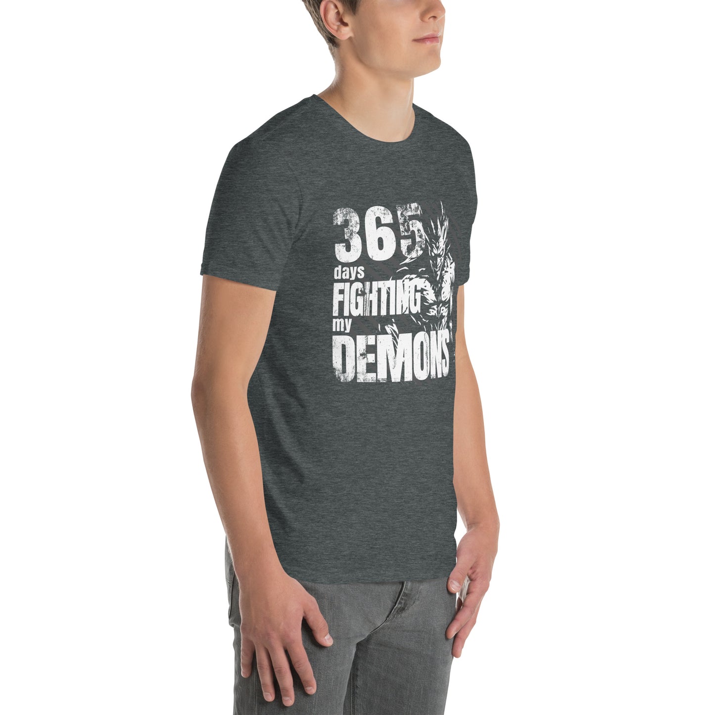365 days fighting my Demons Short-Sleeve Unisex T-Shirt - DarkSongWear