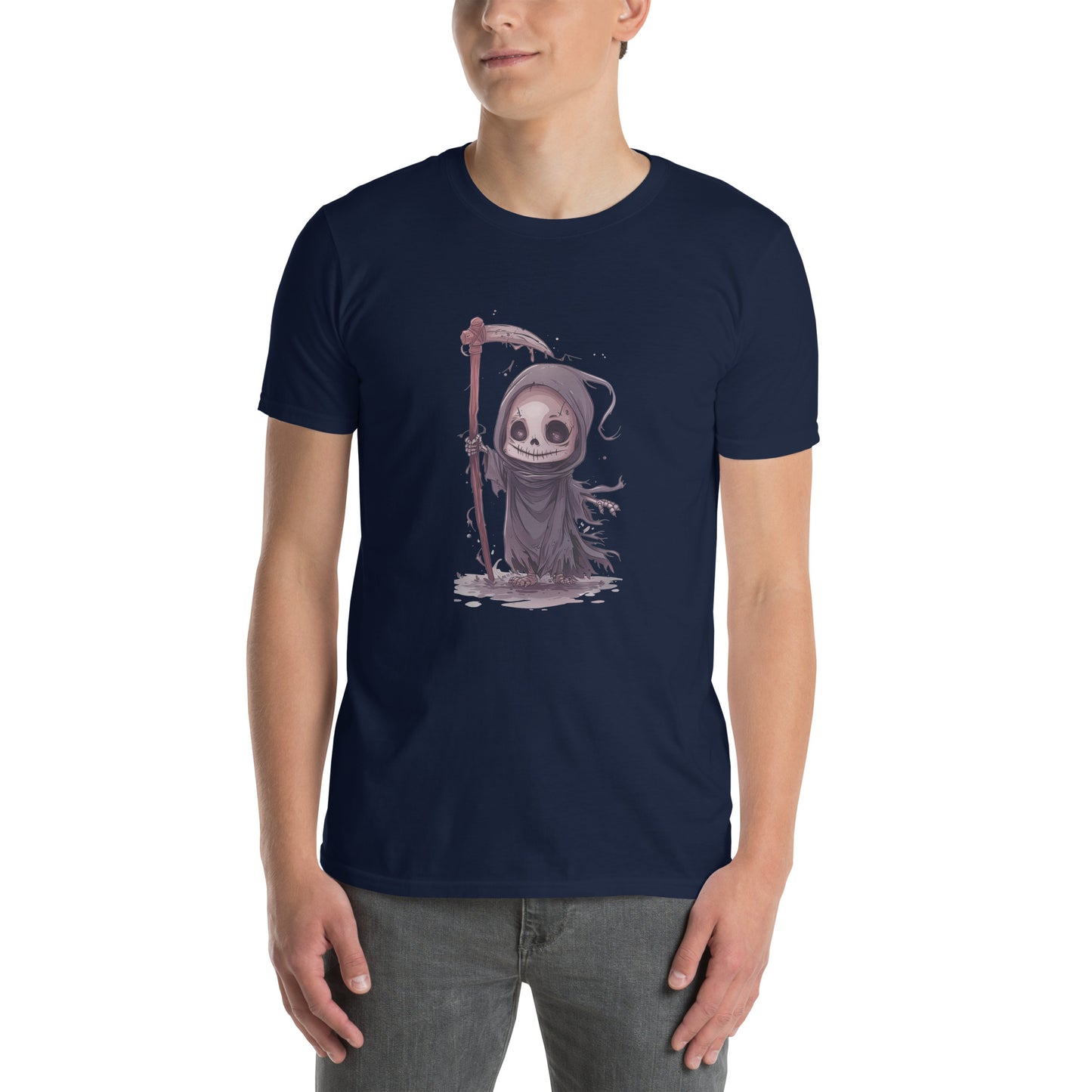 Little Cute Reapper Short-Sleeve Unisex T-Shirt - DarkSongWear