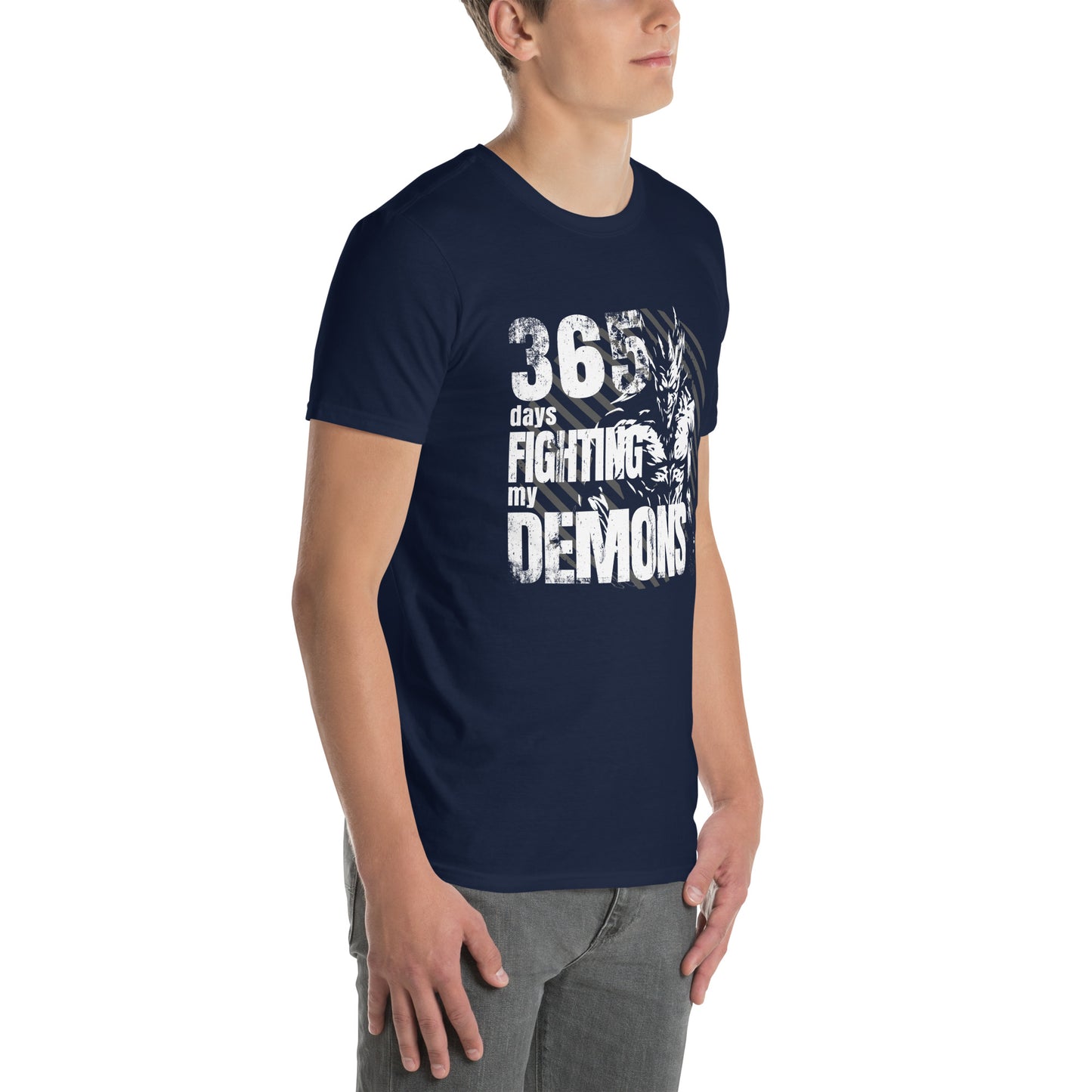 365 days fighting my Demons Short-Sleeve Unisex T-Shirt - DarkSongWear