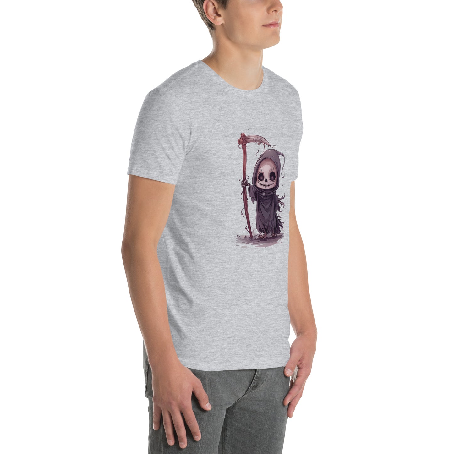 Little Cute Reapper Short-Sleeve Unisex T-Shirt - DarkSongWear