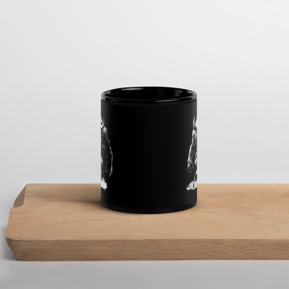 I'm not the Hero you Want. I'm the Monster you need Black Glossy Mug - DarkSongWear