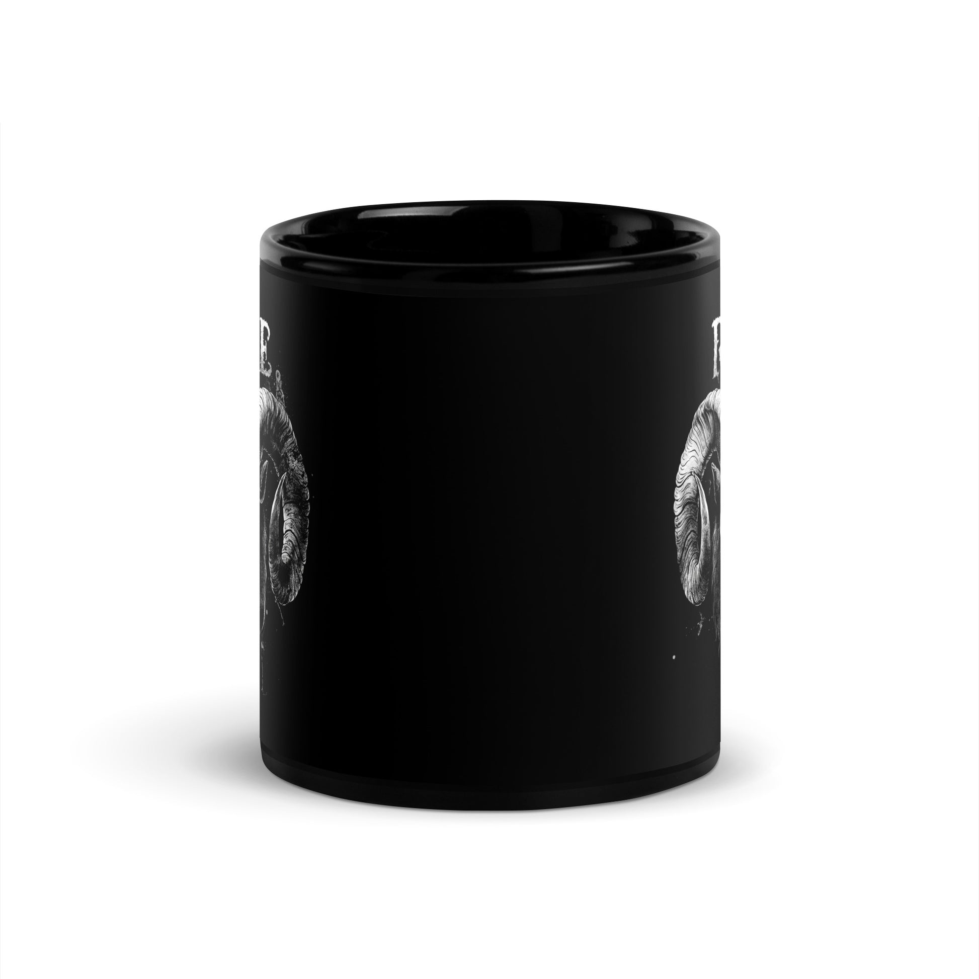 Iron Rage Black Glossy Mug - DarkSongWear