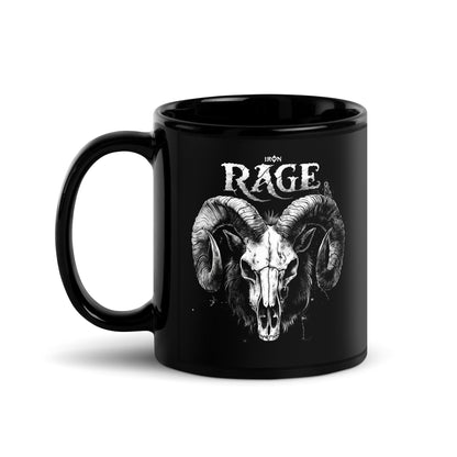 Iron Rage Black Glossy Mug - DarkSongWear