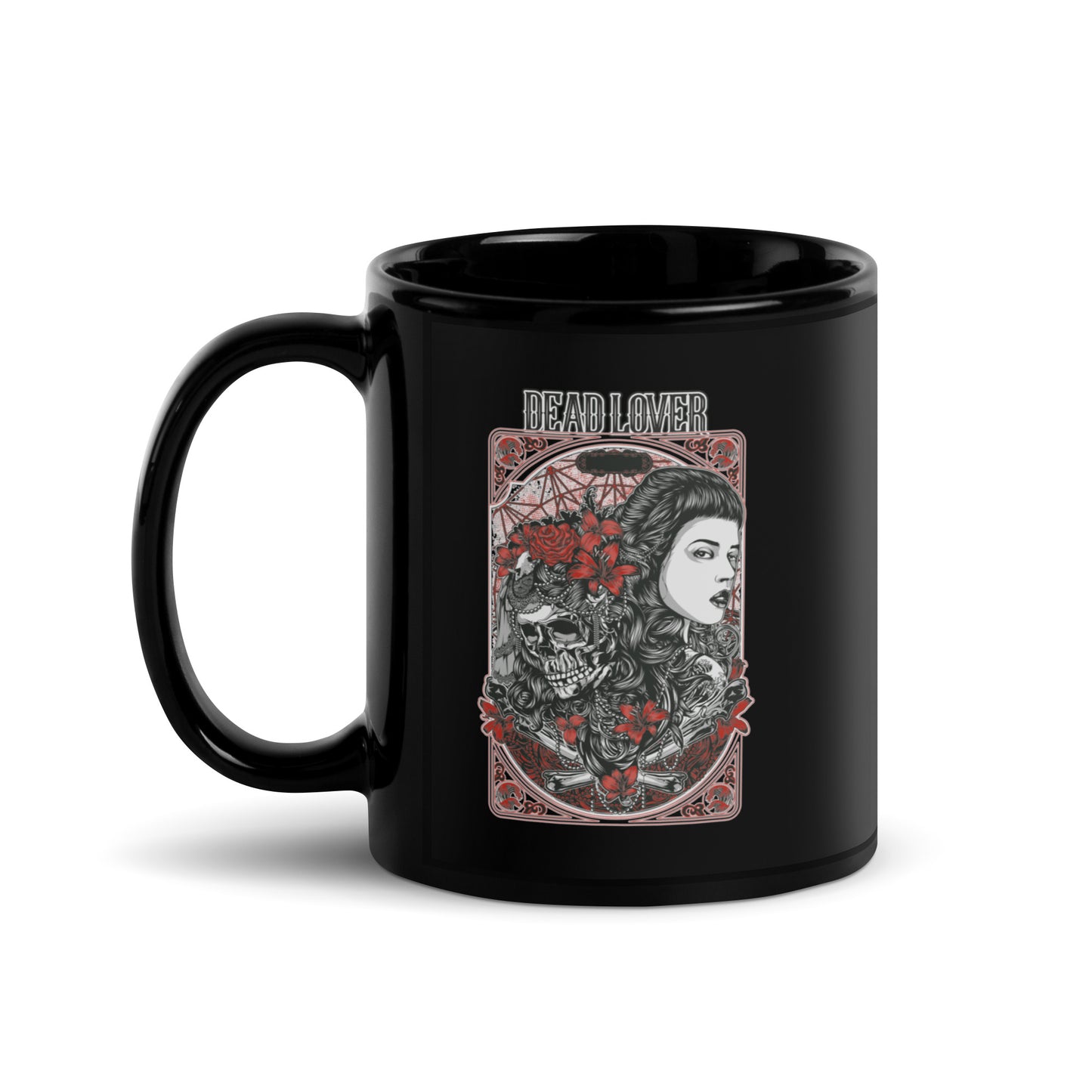 Dead Lover Black Glossy Mug