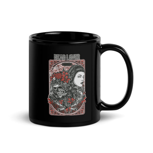 Dead Lover Black Glossy Mug