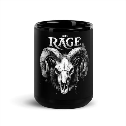 Iron Rage Black Glossy Mug - DarkSongWear