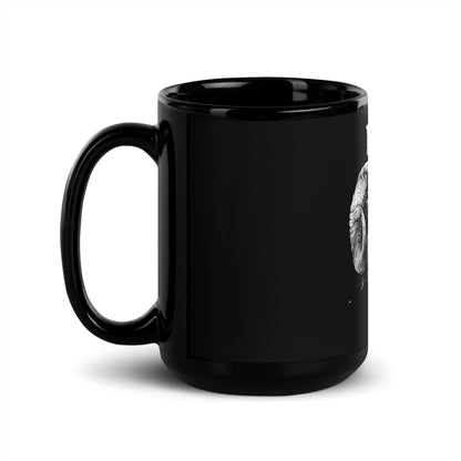 Iron Rage Black Glossy Mug - DarkSongWear