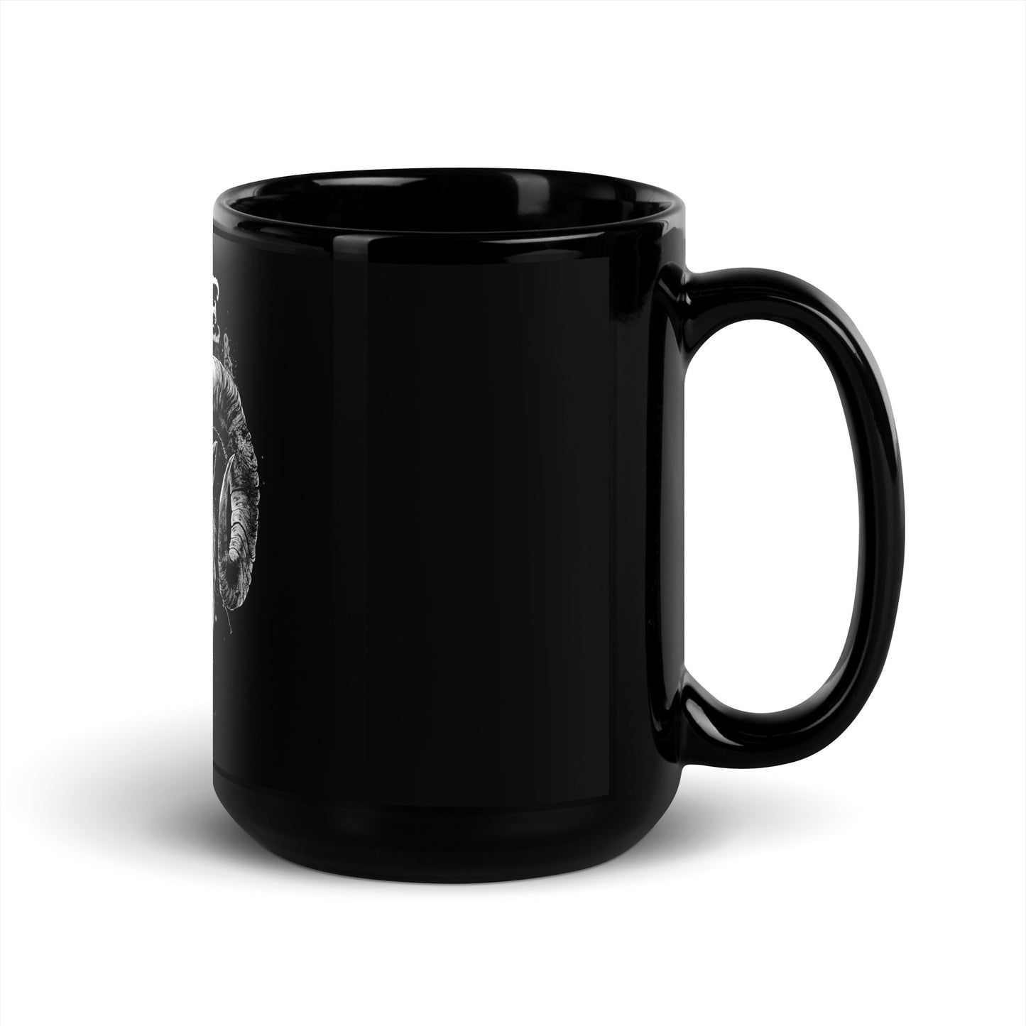 Iron Rage Black Glossy Mug - DarkSongWear