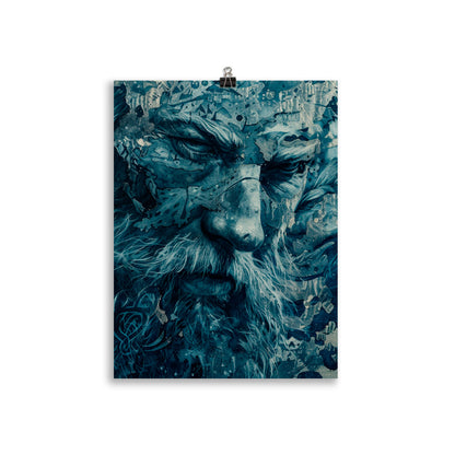Jotun Ice Giant Viking Poster - DarkSongWear