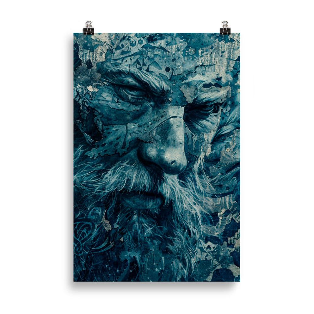 Jotun Ice Giant Viking Poster - DarkSongWear