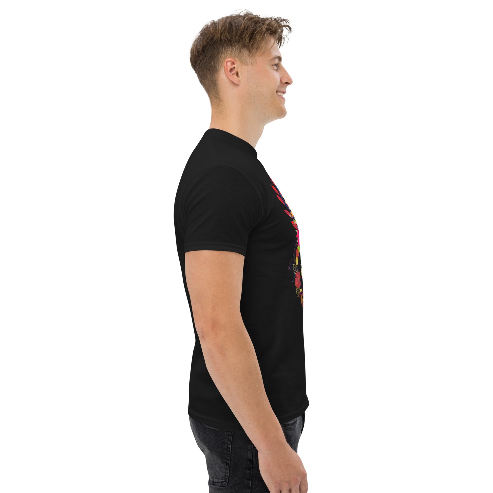 Floral Skull Men's classic tee - DarkSongWear
