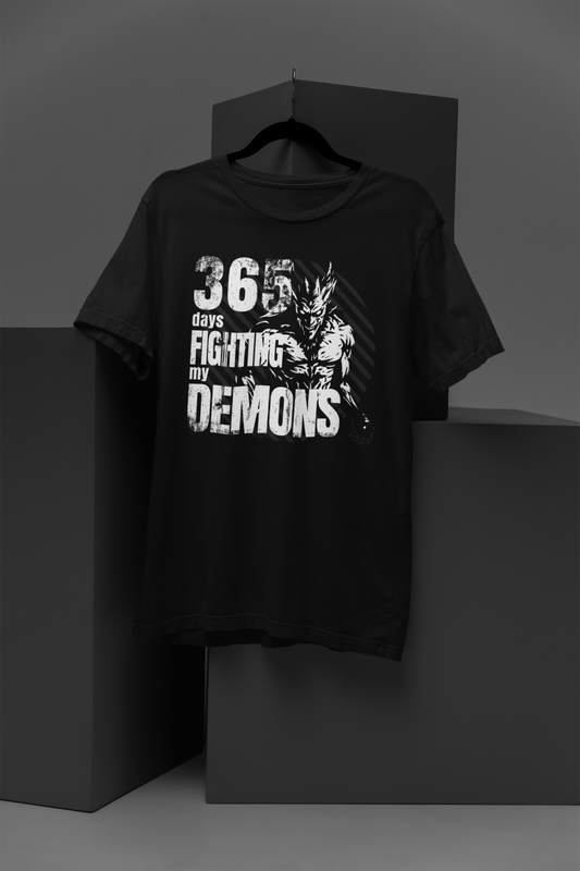365 days fighting my Demons Short-Sleeve Unisex T-Shirt - DarkSongWear