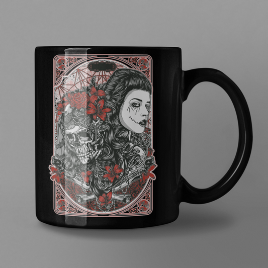 Dead Lover Black Glossy Mug - DarkSongWear