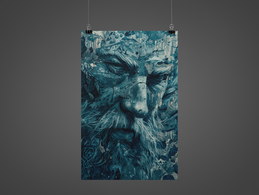 Jotun Ice Giant Viking Poster - DarkSongWear