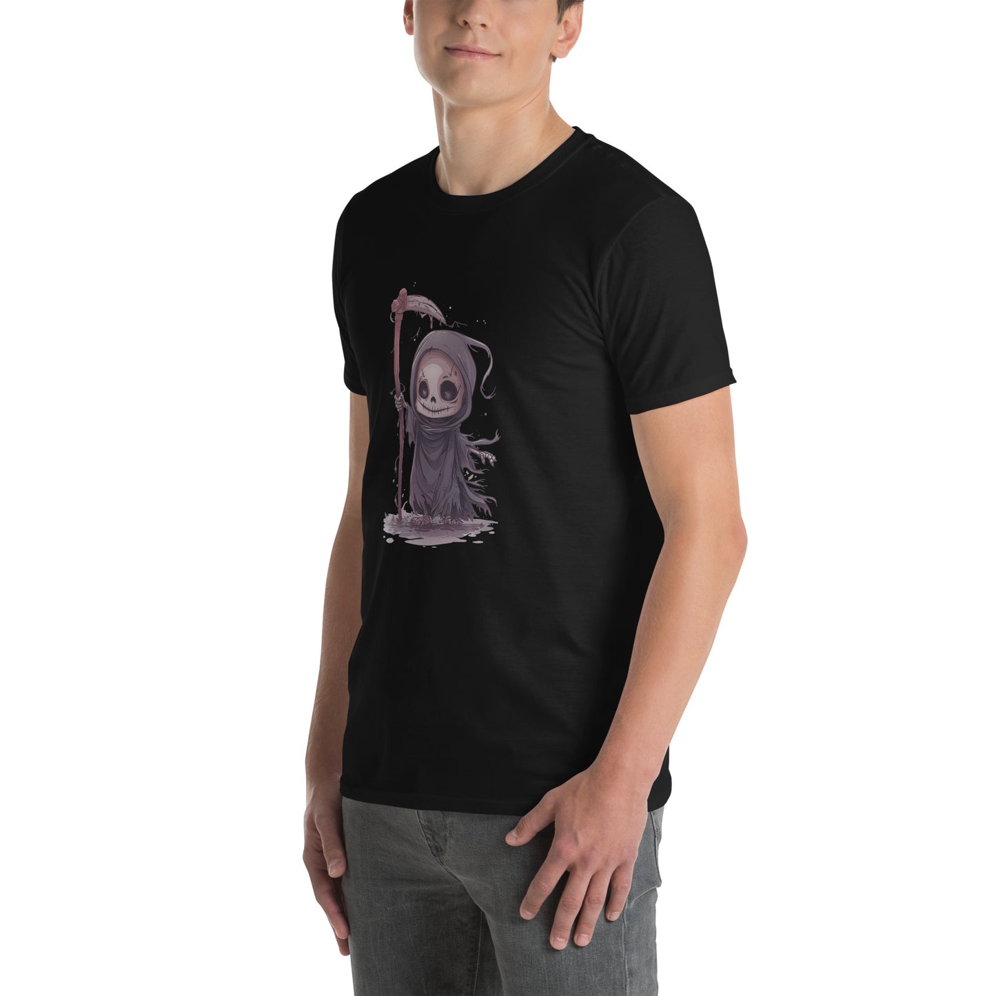 Little Cute Reapper Short-Sleeve Unisex T-Shirt - DarkSongWear