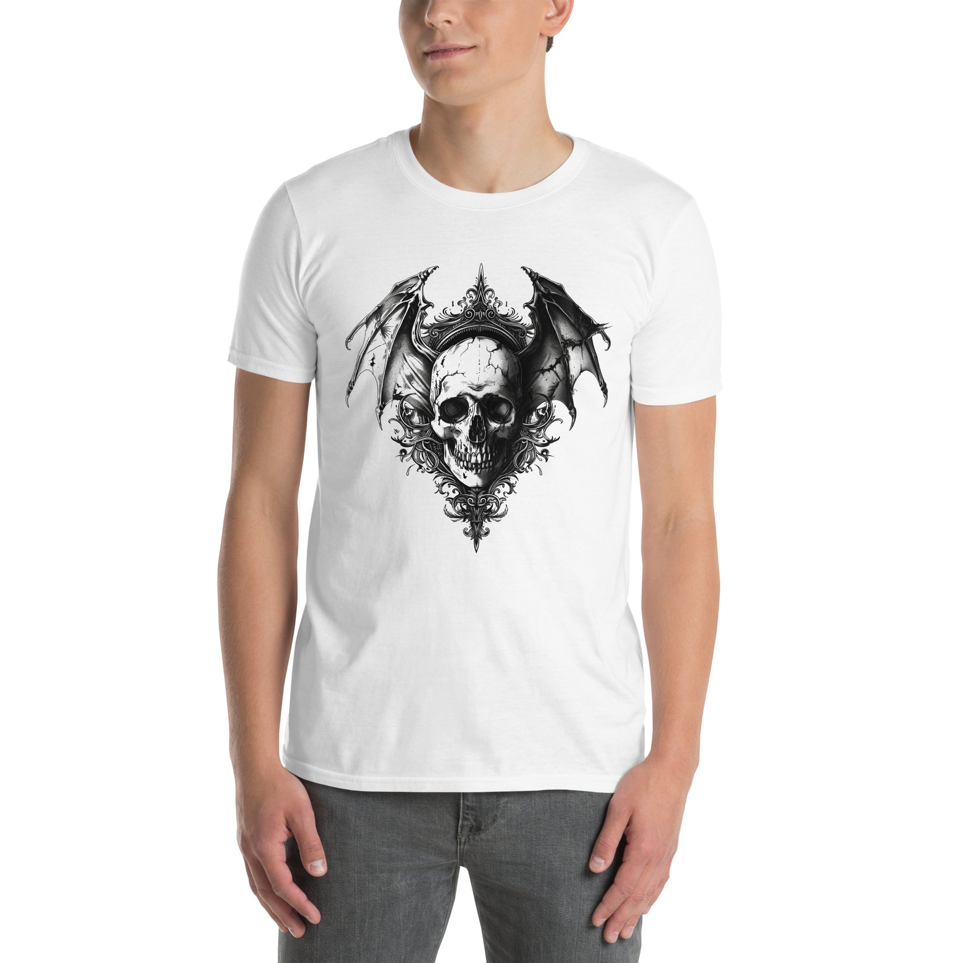 Gothic Bat Winged Skull - DarkSongWear