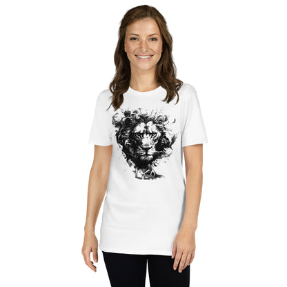 The Zodiac Collection: LEO White Short-Sleeve Unisex T-Shirt - DarkSongWear