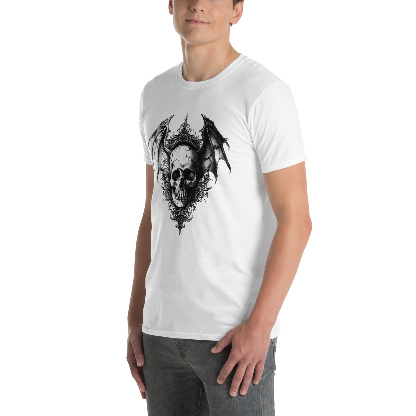 Gothic Bat Winged Skull - DarkSongWear