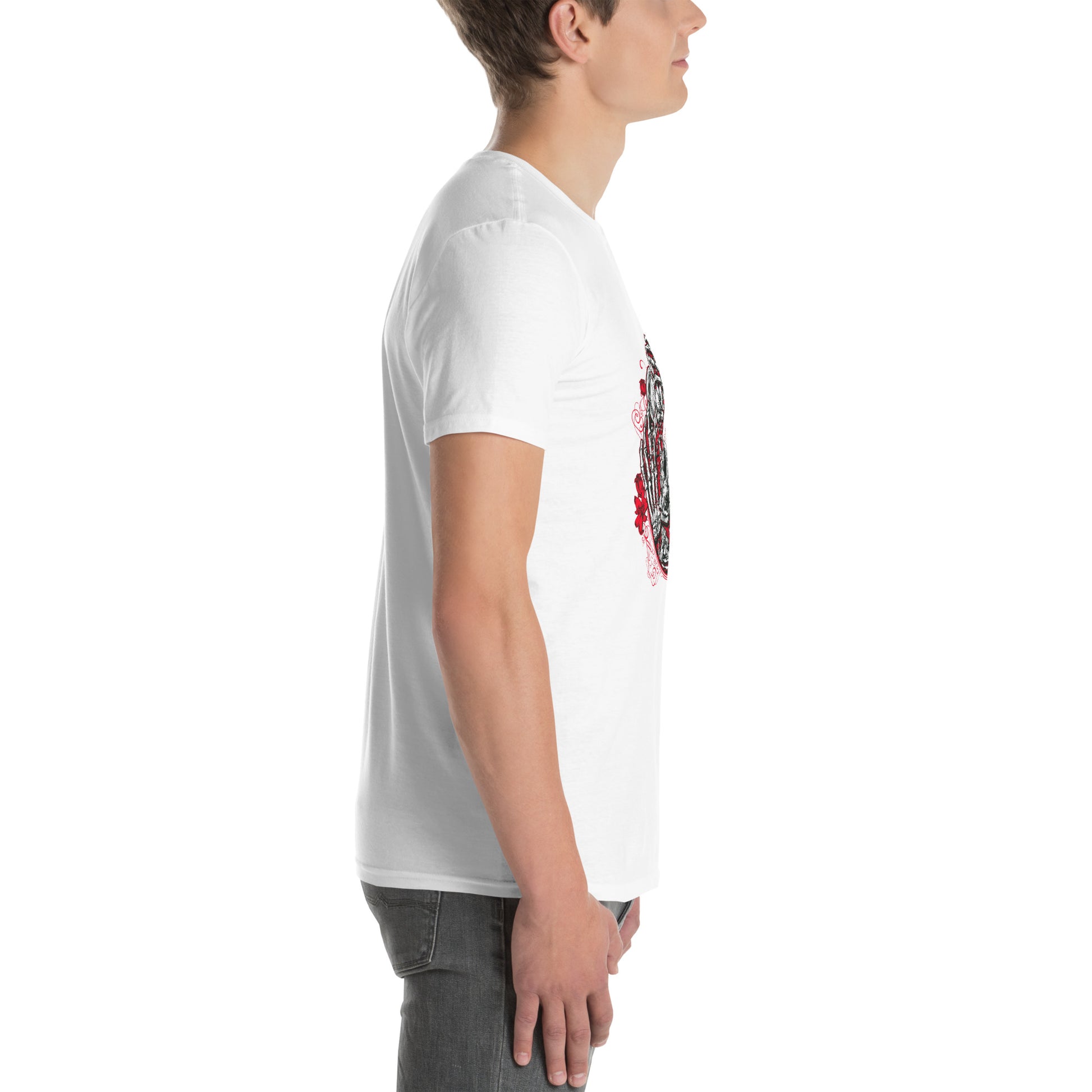 Tempus Fugit White Short-Sleeve Unisex T-Shirt - DarkSongWear