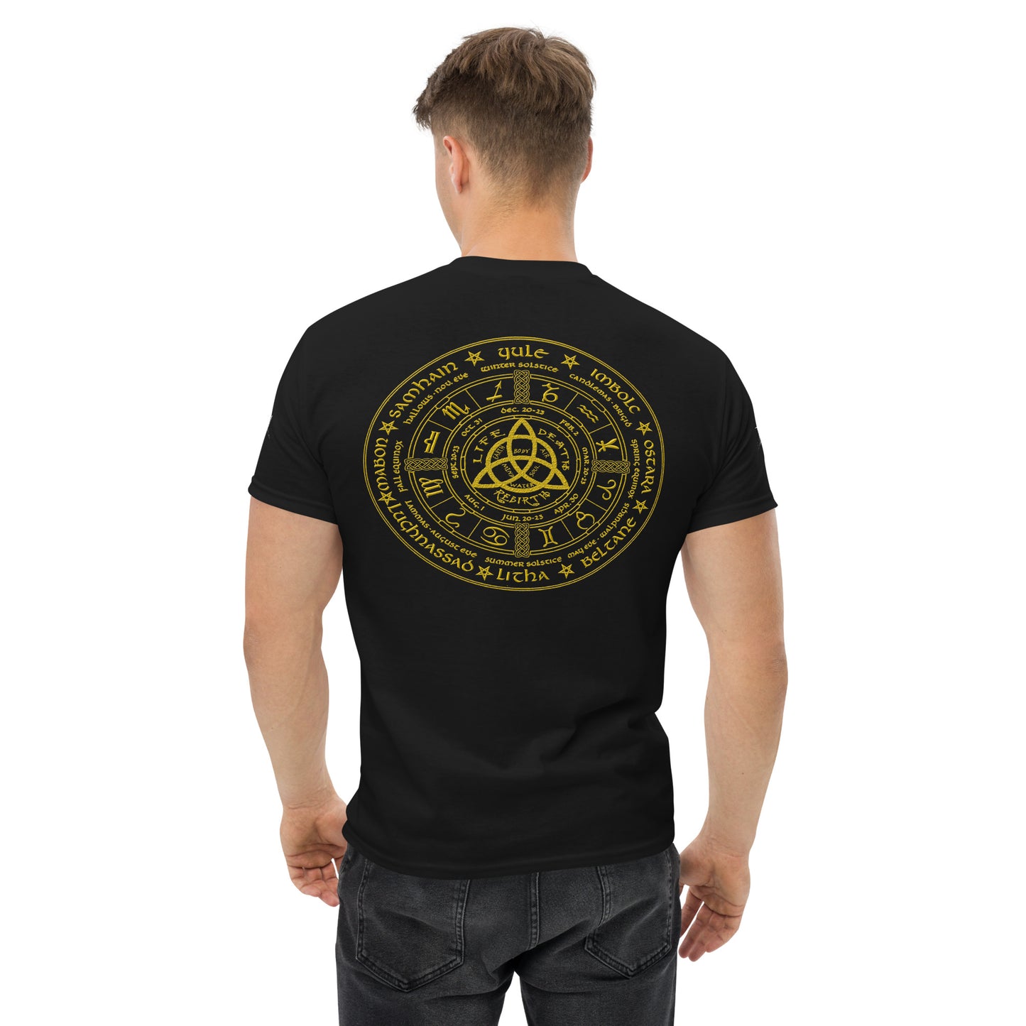 Wiccan Wheel of the Year camiseta Unisex