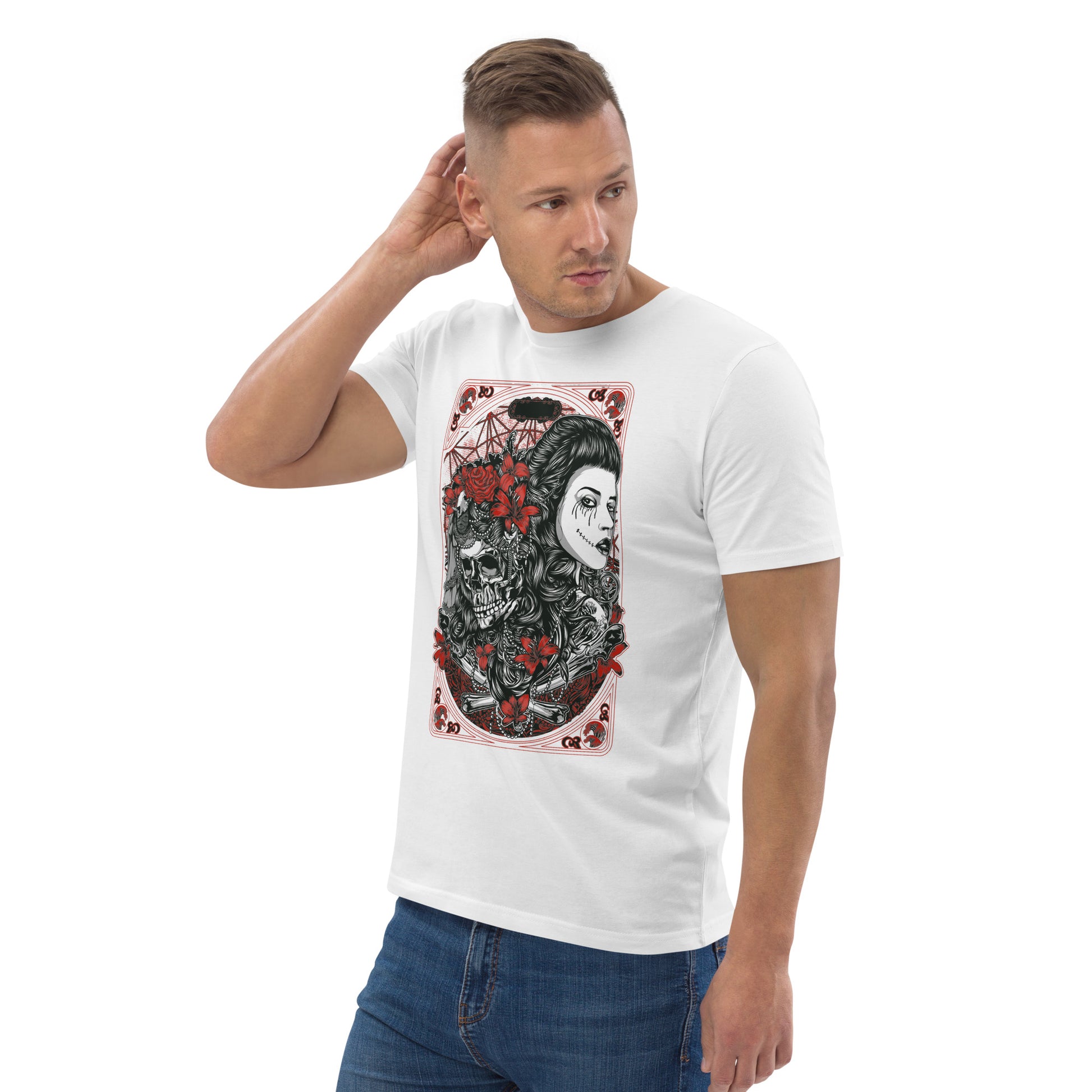 Dead Lover White Unisex organic cotton t-shirt - DarkSongWear