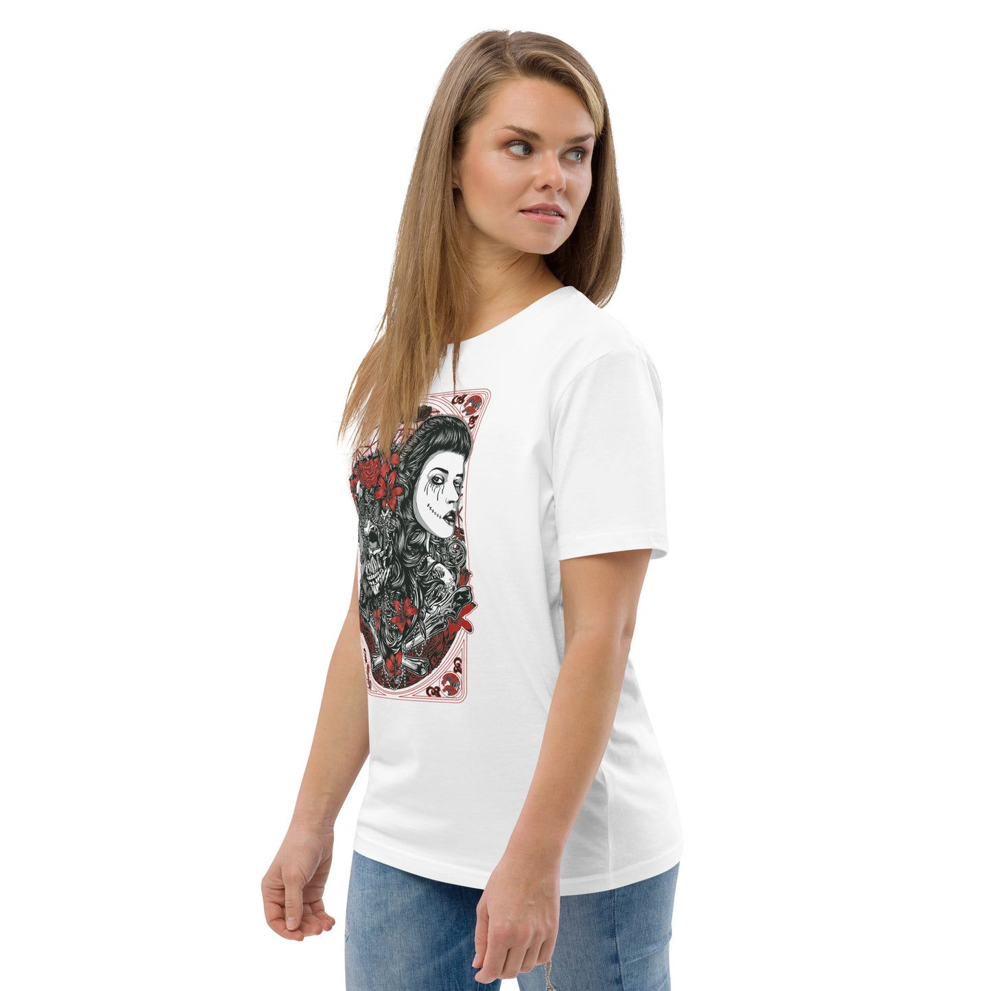 Dead Lover White Unisex organic cotton t-shirt - DarkSongWear