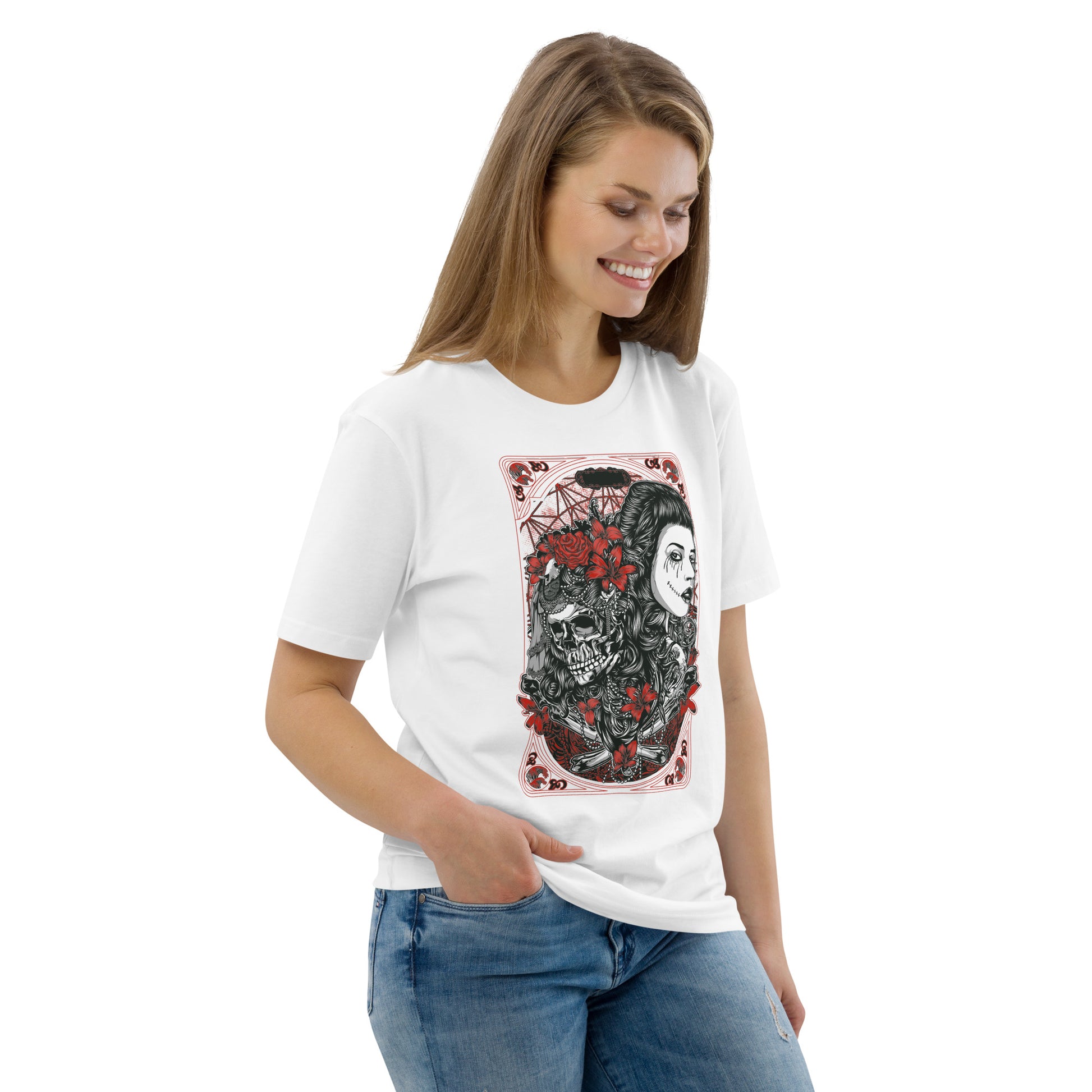 Dead Lover White Unisex organic cotton t-shirt - DarkSongWear